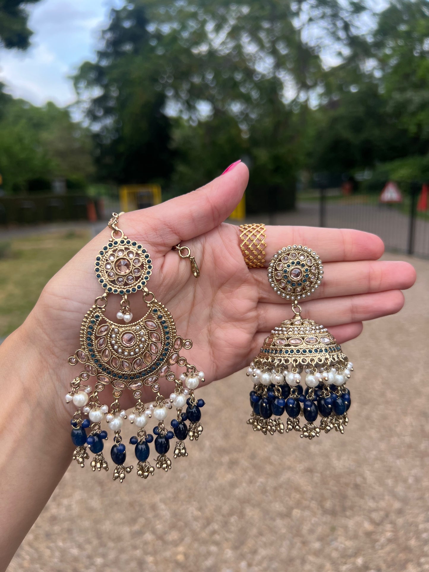 Earrings & Tikka 2
