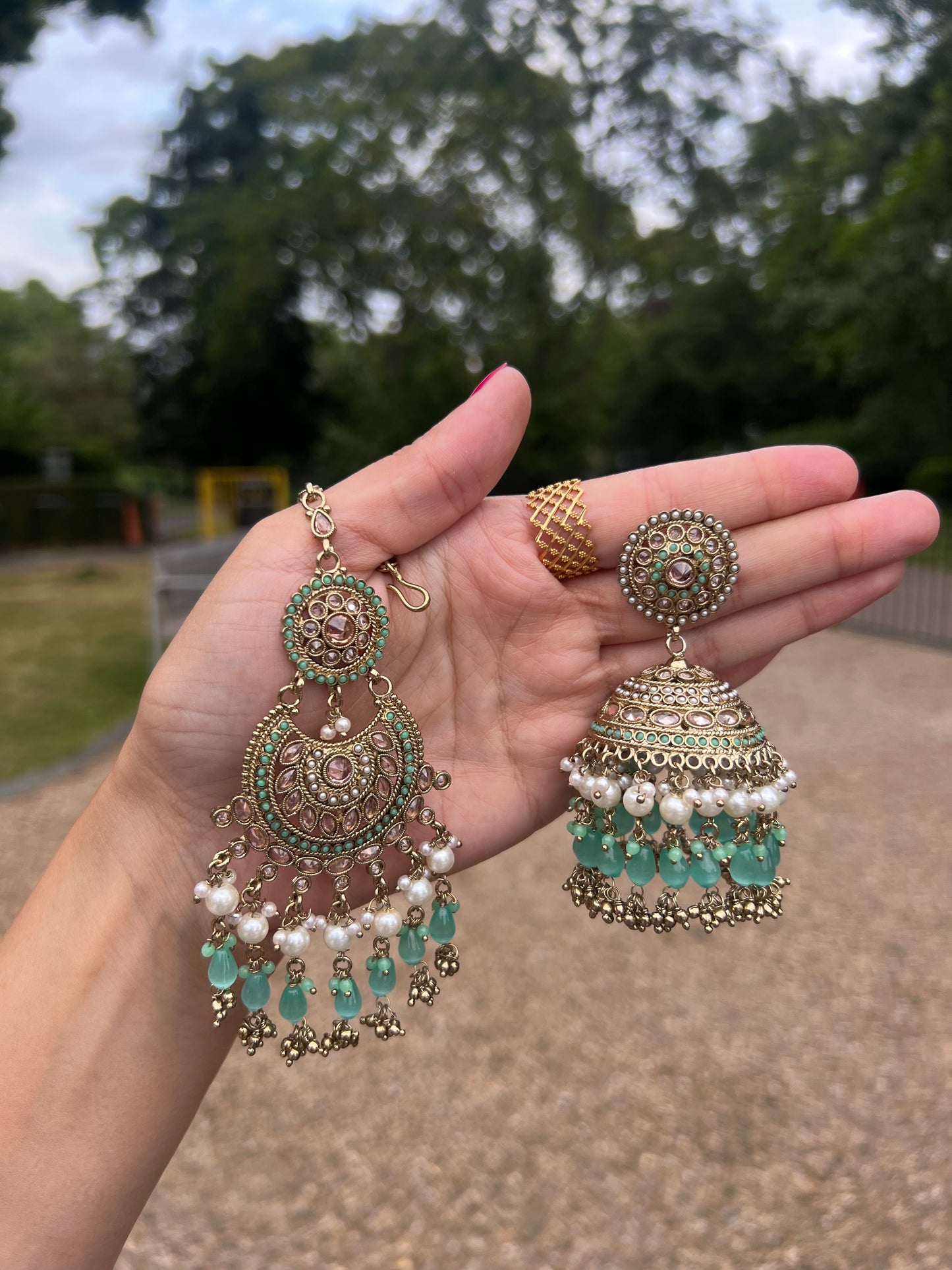 Earrings & Tikka 2