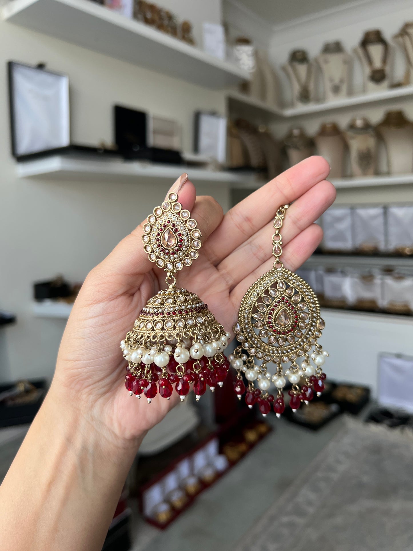 Earrings and Tikka