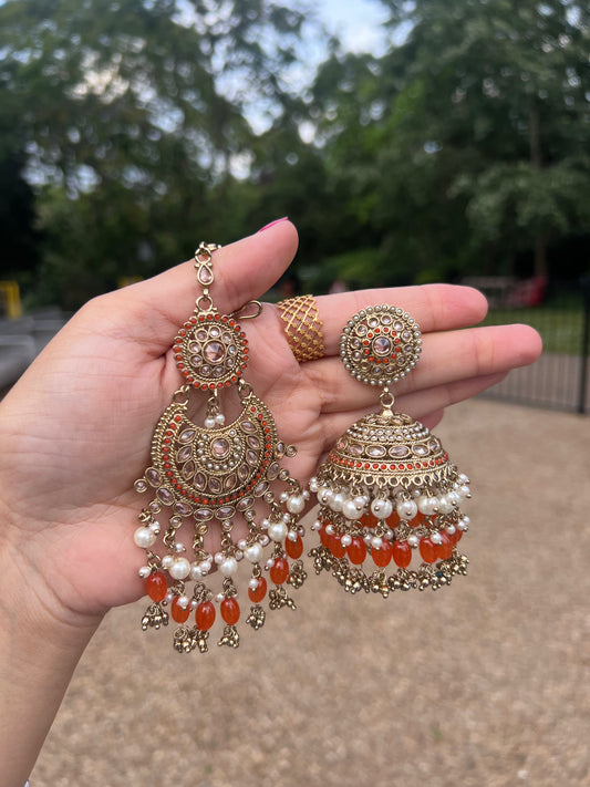 Earrings & Tikka 2