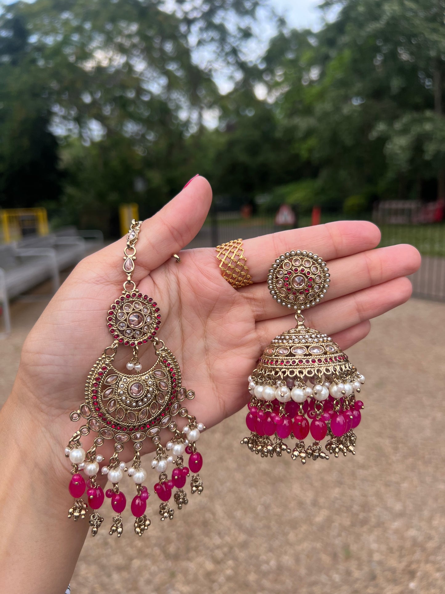 Earrings & Tikka 2