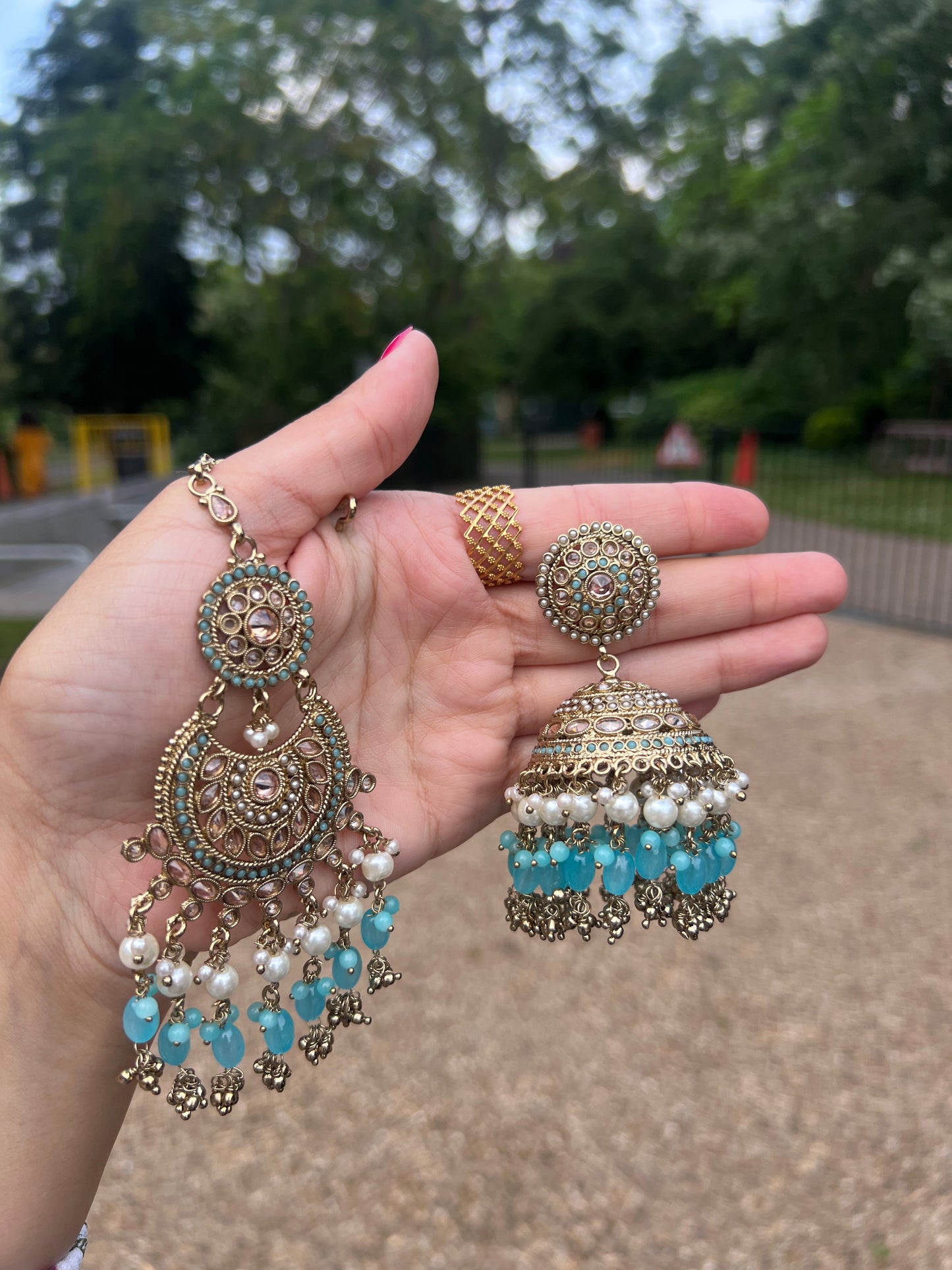 Earrings & Tikka 2