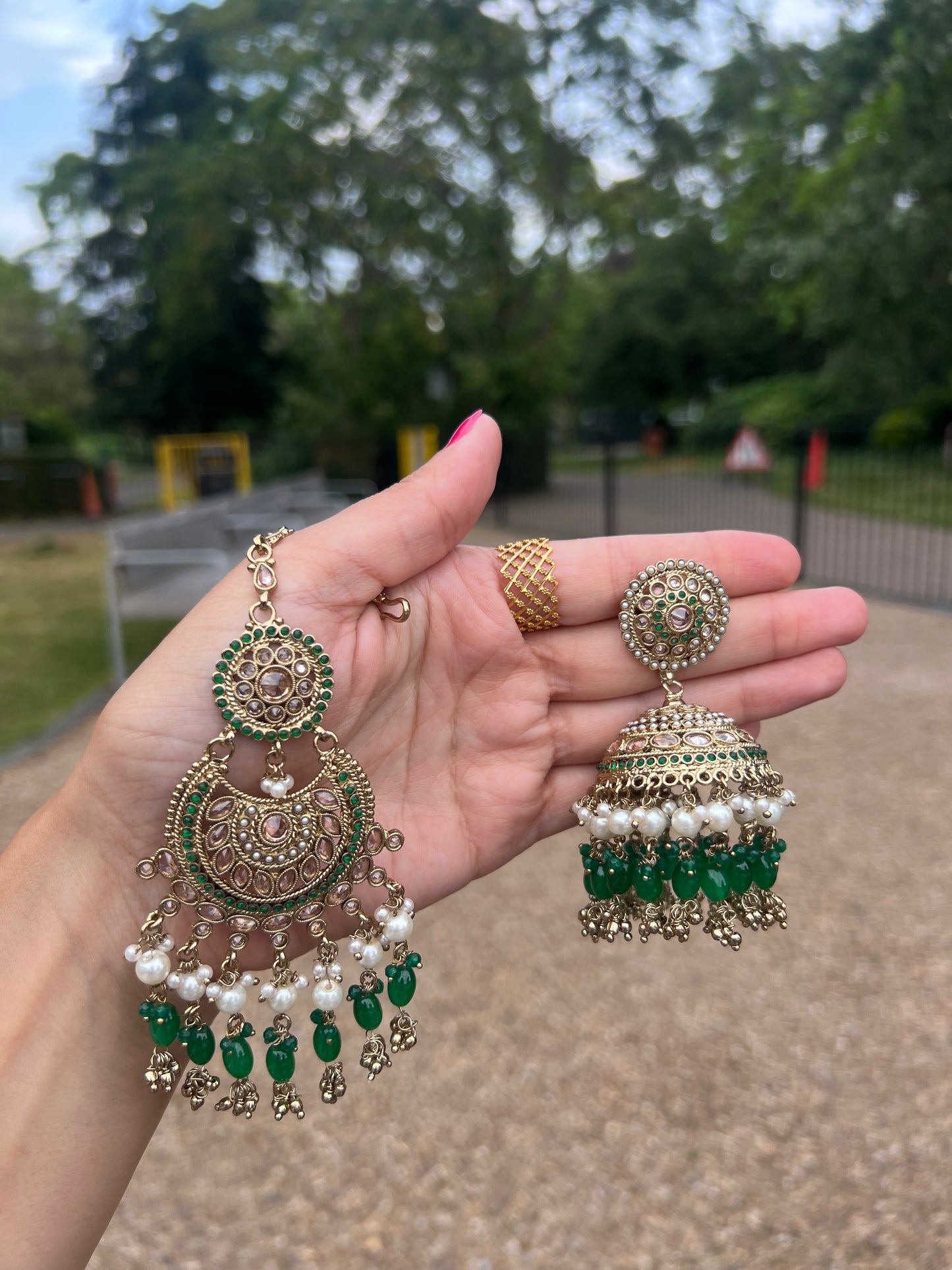 Earrings & Tikka 2