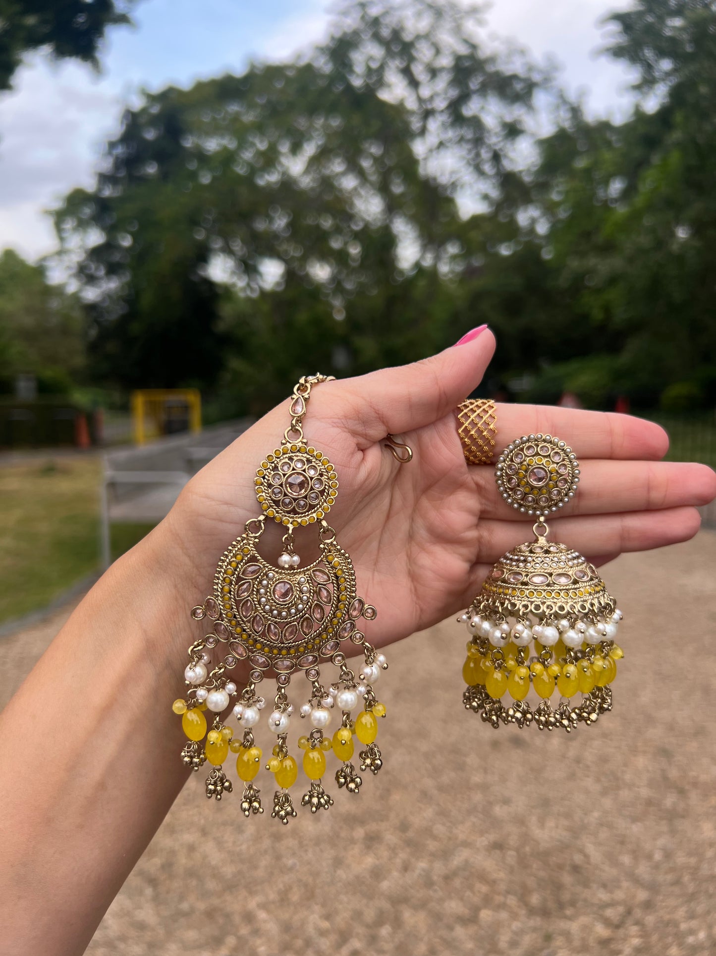 Earrings & Tikka 2