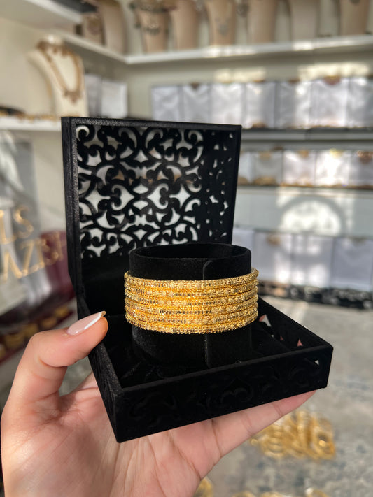 Gold Plated Bangles 8 (PRE ORDER ONLY)