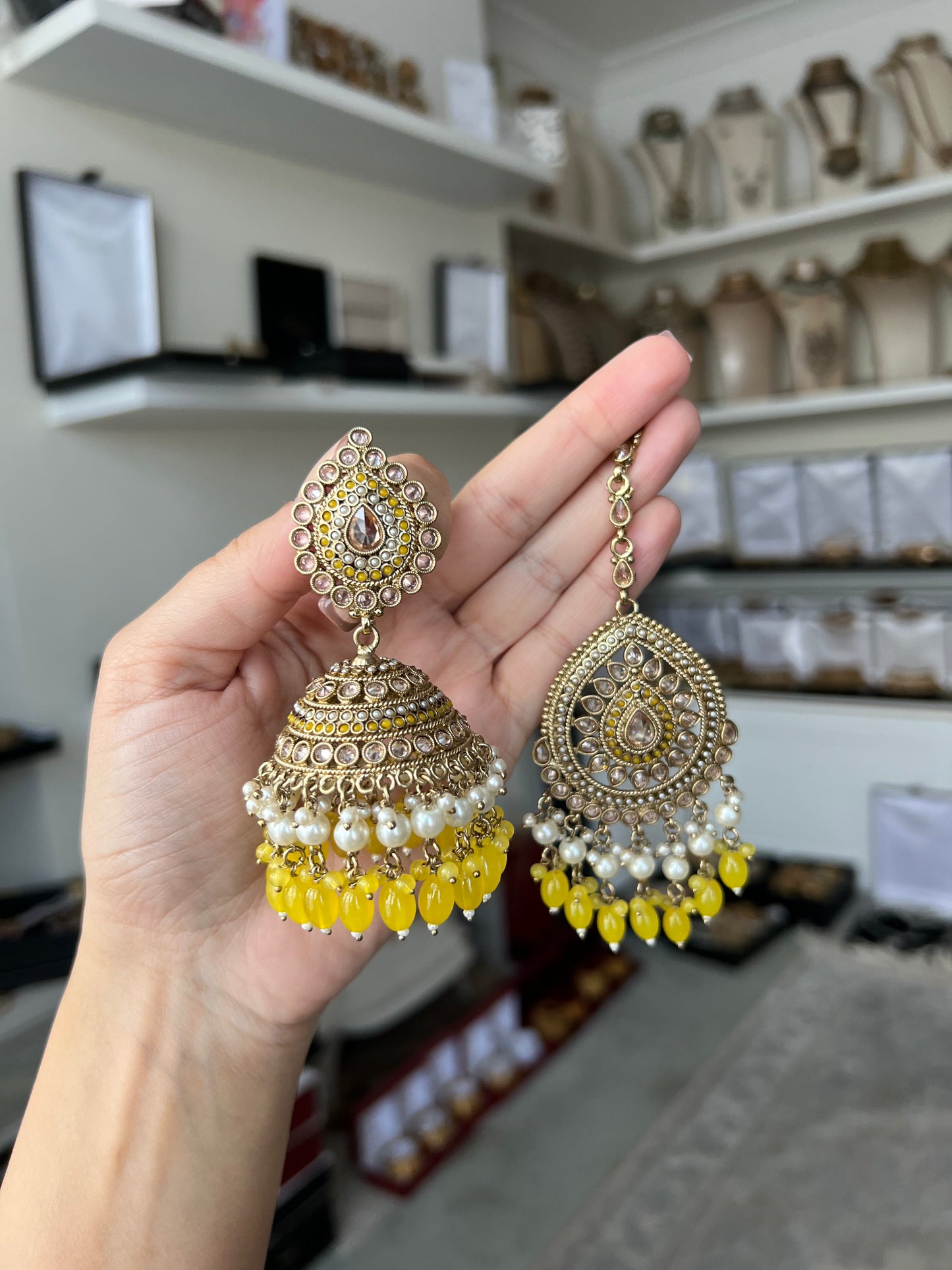 Earrings and Tikka